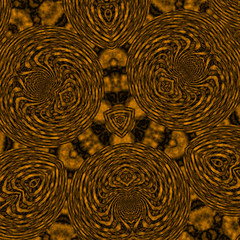 Ethnic Men Women in golden background