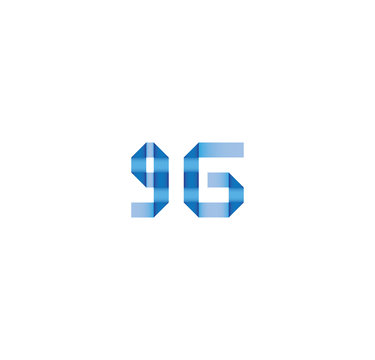 9g initial simple modern blue 