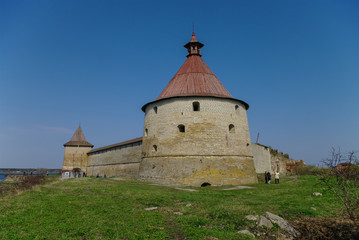 Fototapeta na wymiar Tower of fortress 