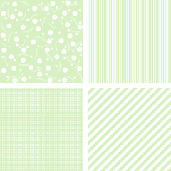 Collection of green backgrounds.