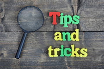 Tips and tricks on wooden table