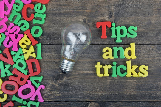 Tips and tricks on wooden table