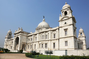 Fototapeta na wymiar Victoria Memorial Calcutta India