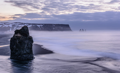 sunrise over Dyrholaey, Iceland