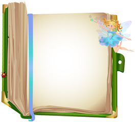 Illustration of fairy book
