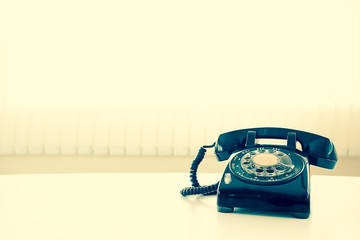 old retro telephone