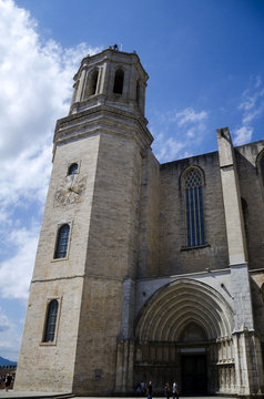 The Cathedral of Girona in  Catalonia, Spain.
