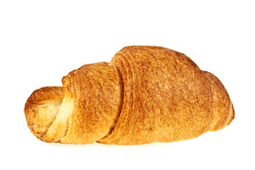 Freshly croissant isolated on white background