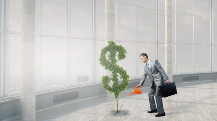 Invest right to get income . Mixed media