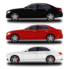 realistic car. sedan. sedan