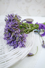 Obraz na płótnie Canvas Fresh lavender bouquet