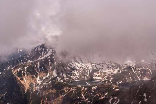 Fototapeta Wysokie Tatry ,Skrajny Granat,Dolina Gąsienicowa,Kościelec,Czarny Staw Gąsienicowy