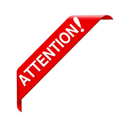 attention ruban rouuge