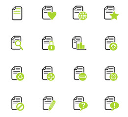 document icon set