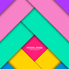 Vector material design background. Abstract creative concept layout template. For web and mobile app, paper art illustration design. style blank, poster, booklet. Motion wallpaper element. Flat ui.