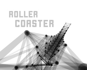 Roller coaster illustration