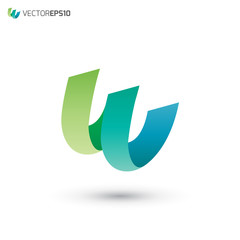Abstract Letter W Logo