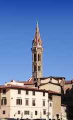 Fototapeta na wymiar Italy. Florence. Badia Fiorentina- an abbey and church