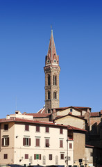 Fototapeta premium Italy. Florence. Badia Fiorentina- an abbey and church
