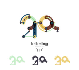 Letters logo icon