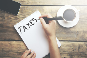 Taxes on notebook