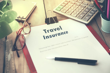 Travel Insurance on paper