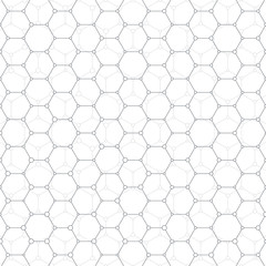 Fototapeta premium Connection structure. Molecule of DNA and neurons. Abstract background. Medicine, science technology. Vector illustration for your design.