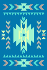 Vector Tribal element, ethnic collection, aztec stile, tribal art, tribal design isolated on darkt background