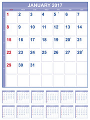 Calendar 2017