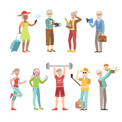 Cool And Active Old People