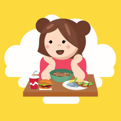 girl kids child cute happy eating food