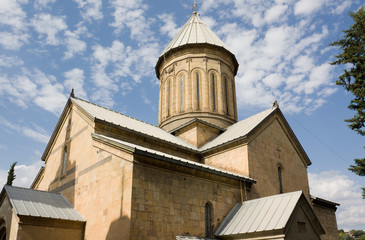Fototapeta na wymiar Sioni Cathedral, located on the Sioni street in the historical centre of Tbilisi