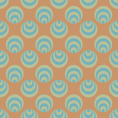 Polka dot and circle geometric seamless pattern 59.07