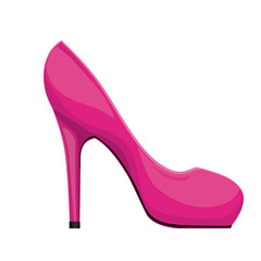 beautiful fashion heel isolated icon design, vector illustration  graphic 
