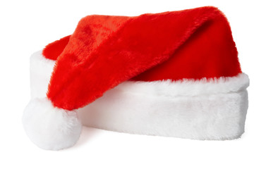 Obraz na płótnie Canvas Red Santa Claus hat