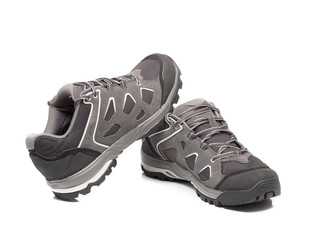 Walking  shoes isolated on the white backgroun