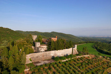 Castello di brolio aerea