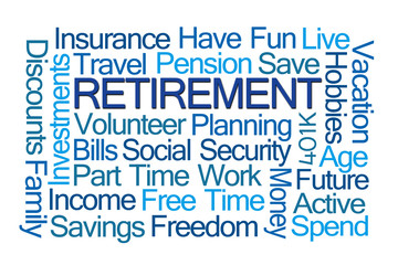Retirement Word Cloud