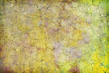 Old dirty concrete wall with cracks