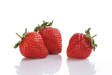 Fresh strawberry fruits
