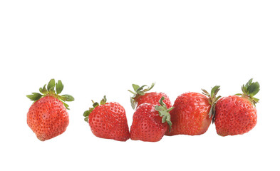 Fresh strawberry fruits