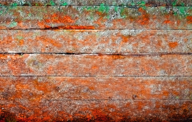 Very old rotten boards - background in style of a retro