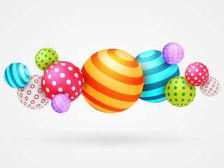 Abstract Background with creative Spheres.