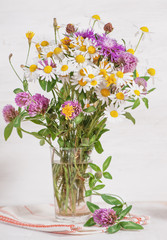 Bouquet of summer meadow flowers