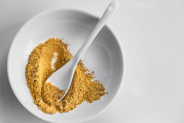 cumin seeds with powder (Ground cumin ).