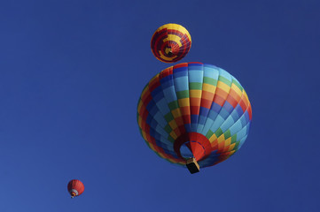 Fototapeta premium .Multicolored balloons in the sky
