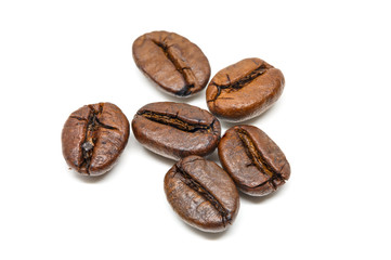 coffee bean White background