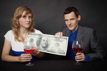 People celebrate reception of award