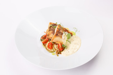 fish with vegetables
