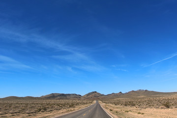 Highway and blue sky